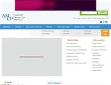 Tablet Screenshot of prod.amcp.org